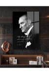 Mustafa Kemal Atatürk Portre Pleksi Tablo – Modern Ofis ve Yaşam Alanları için