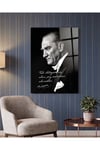 Mustafa Kemal Atatürk Portre Pleksi Tablo – Modern Ofis ve Yaşam Alanları için