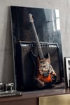 Vintage Guitar | Rock Wall Art | Music Studio Decor