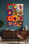 Wassily Kandinsky Color Study Pleksi Tablo | Soyut Modern Duvar Sanatı