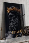Zeus Pleksi Tablo – Mitolojik ve Güç Temalı Duvar Sanatı