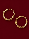 Amalfi Twist Küpe (Xuping) (3 cm)