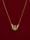 Amora Kolye (14 K Gold Kaplama) (45+5 cm)