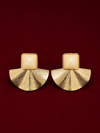 Eventail Küpe (Gold Kaplama) (4 cm)