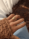 Mira Ring (14 K Gold) (Ayarlanabilir)