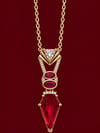 Mon Rouge Kolye (14 K Gold Kaplama)