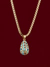 Mykonos Eye Kolye (14 K Gold) (60 cm)