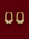 Papillon Küpe (14 K Gold Kaplama)