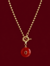Scarlet Kırmızı  Charm Kolye (60 cm)