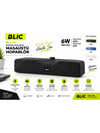Blic Bls-86 Bluetooth 5.4 Mini Soundbar 6W Rms 1500MAH Kablosuz Masaüstü Hoparlör Tf Kart USB Destekli Siyah