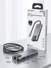 FH23 11'i 1 Arada USB-C Çoklayıcı | 4K HDMI, 100W PD, Gigabit Ethernet, 3.5mm Jack
