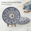 Lotus 40*40 Muhammet (S.A.V.) Lavslı Çini Tbak