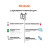 Mcdodo CH-8264 Nano Serisi 65W Tek Type-C Port Hızlı Şarj Adaptörü + Type-C to Type-C Kablo Mor