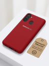 SAMSUNG A21 SİLİKON KILIF KIRMIZI