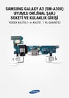 Samsung Uyumlu Galaxy A3 Şarj Soketi