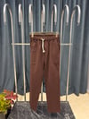   ESSENTİALS KAHVERENGİ KETEN PANTALON