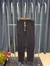  ESSENTİALS SİYAH  KETEN PANTALON