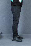 FERMUAR DETAYLI SİYAH SLİM FİT JEAN