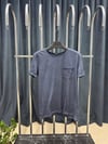 LACİVERT YIKAMALI CEP DETAYLI TSHIRT