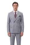 ÇİZGİLİ WOOL KRUVAZE TAKIM ELBİSE