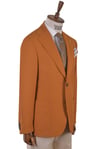 MONO YAKA DİAGONEL CEKE Camel