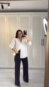 Baggy Cuffed Yıkama Jean 