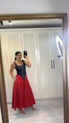 Kuşgözü Detaylı Jean Korse