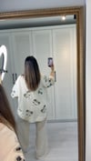 Taş İşlemeli Kimono Naturel