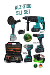 Allizer ALZ-3180 5'li Set –  (246 Parça Uç Seti)