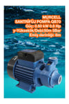 MURCELL SANTRİFÜJ POMPA 0.8HP 0.60kW