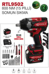 RETOOLS 800 NM (15 Pilli) Somun Sıkma