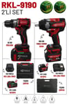 RETOOLS BORDO 2'Lİ SET ( 90 NM VİDALAMA + 800 NM SOMUN SIKMA)