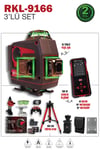 RETOOLS BORDO 3'LÜ SET(16 YÖNLÜ LAZER+LAZER METRE+TRİPOD(100M))