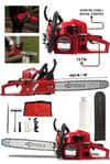Retools Bordo 55 cc Benzinli Testere