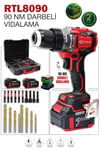 RETOOLS BORDO 90 NM ŞARJLI VİDALAMA