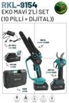RETOOLS EKO MAVİ 2'Lİ SET (MAKAS - TESTERE (10 PİLLİ + DİJİTAL))