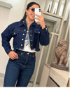 Kısa model kot ceket