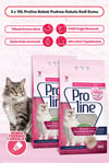 Proline 2x10 lt Bebek Pudralı Bentonit İnce Taneli Topaklanan Doğal Kedi Kumu