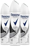 Rexona Invisible On Black & White Clothes 3x150 ml Kadın Sprey Deodorant