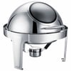 Epinox CHAFING DISH ROLL TOP YUVARLAK CAMLI 6 L (CDC-6C)