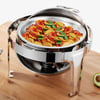 Epinox CHAFING DISH ROLL TOP YUVARLAK 6L (CDC-6)
