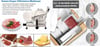 Epinox GIDA DİLİMLEME MAKİNESİ 25CM-220W (GDM-25)