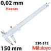 Mitutoyo 530-312 Mekanik Kumpas (0.02mm)