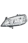 Opel Astra g 1998/2006 Uyumlu Sol Ön Far Krom 1216157p