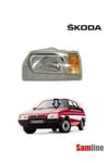 Skoda Favorit Uyumlu Forman Sol Ön Far (1989-1990-1991-1992-1993-1995) Modeller içindir