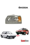 Skoda Favorit Uyumlu Forman Sol Ön Far (1989-1990-1991-1992-1993-1995) Modeller içindir