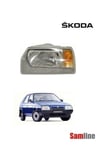 Skoda Favorit Uyumlu Forman Sol Ön Far (1989-1990-1991-1992-1993-1995) Modeller içindir