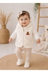 Bebek Welsoft Yelek-ekru