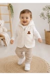 Bebek Welsoft Yelek-ekru
