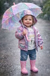 Believe Kız Bebek Üçlü Kapşonlu Takım-(Bir beden büyük alınız)